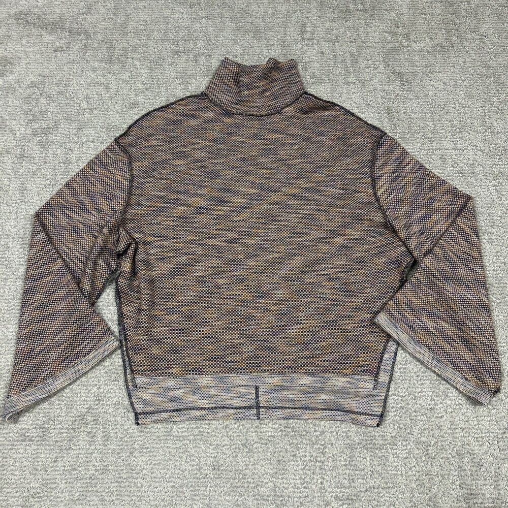 We The Free People Sunny Days Top Womens XS Pullover Turtleneck Shirt Oversized